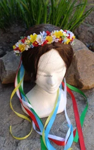 Věneček folklórní drobné kvítí